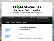 Tablet Screenshot of bornpass.dk